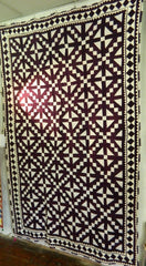 FULLY HAND-STITCHED PATCHWORK RALI QUILT/THROW MADE BY MEGHWAR WOMEN OF SINDH, PAKISTAN