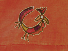 Museum piece: LOHANA or MEMON community embroidered PARHA (skirt length), Tharparker, Pakistan or Banni, Gujarat, India
