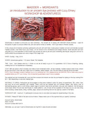 Archaeologica Natural Dyeing Workshop