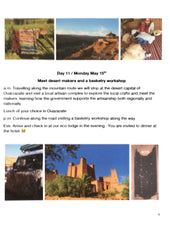 MOROCCAN TEXTILE QUEST TOUR 5-19 May 2023
