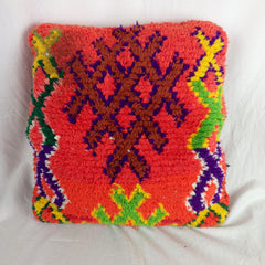 MORROCCO, TISSARDMINE | HANDWOVEN & KNOTTED BERBER NOMAD CUSHIONS 49cm x 49cm approx